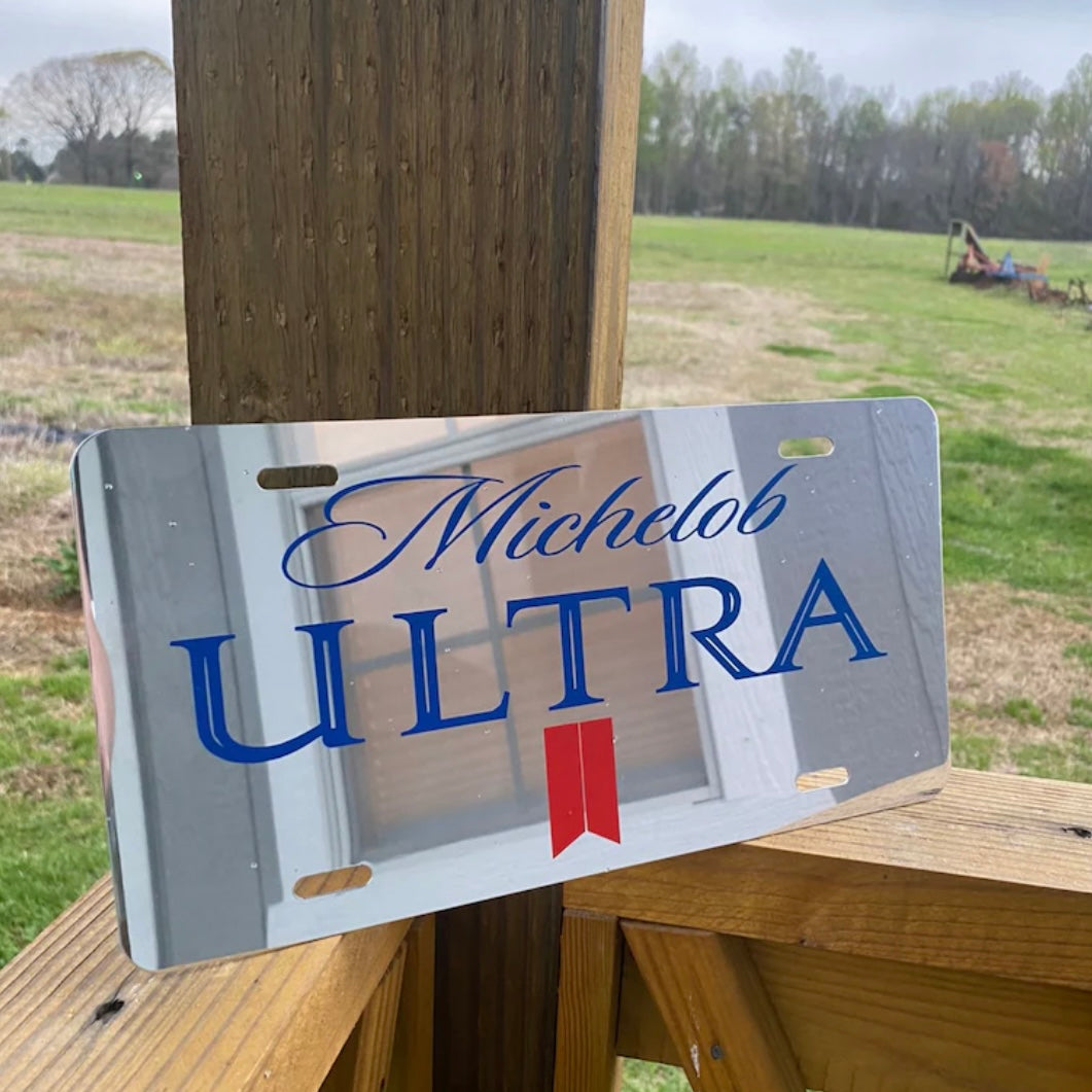 Michelob Ultra License Plate